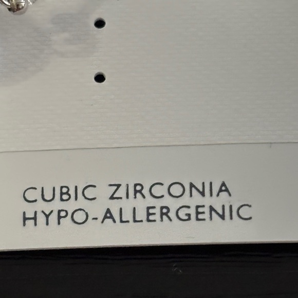 Charter Club Silver and Gray Chandelier Earrings NWT - Picture 2 of 3